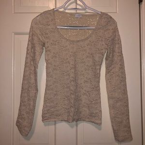 Knit long sleeves